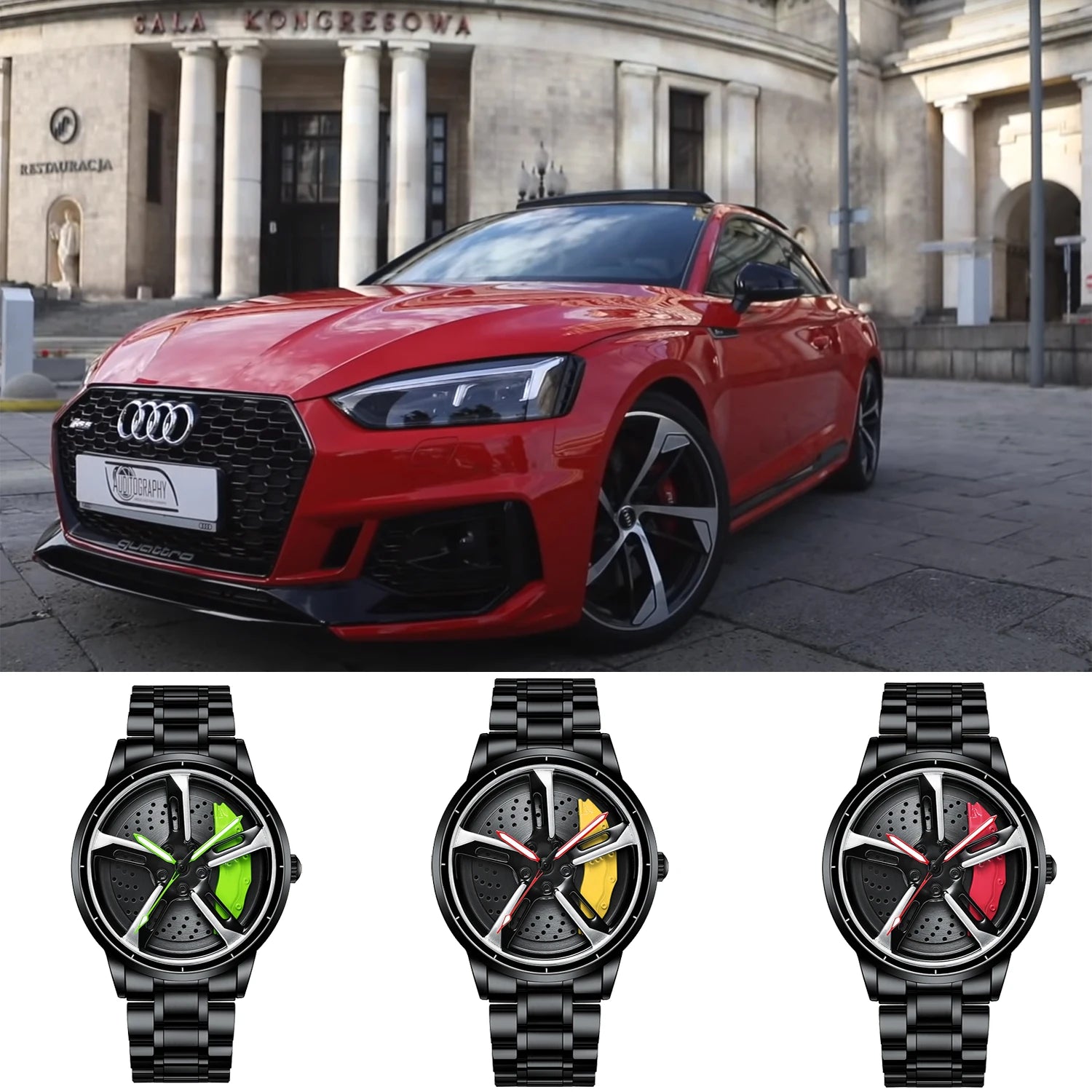 Spinning Rim Watch