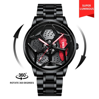 Spinning Rim Watch