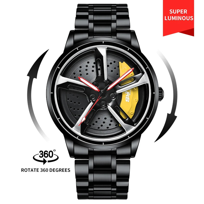 Spinning Rim Watch
